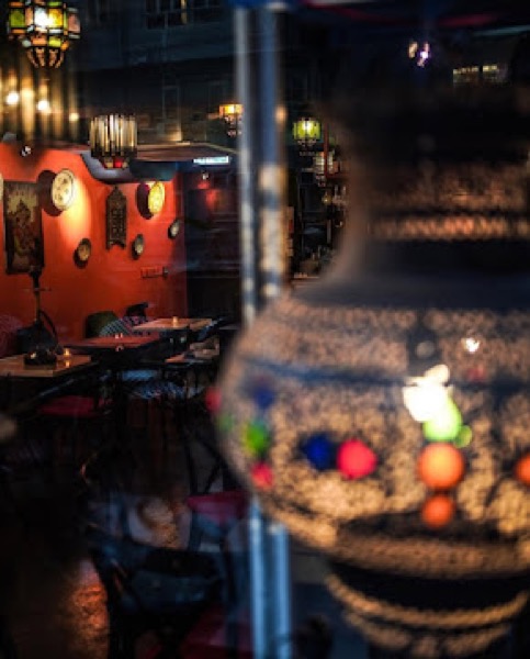 Moroccan shisha lounge interior Sahara Lounge Lan Kwai Fong